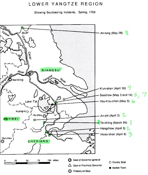 Location of Soulstealing Incidents